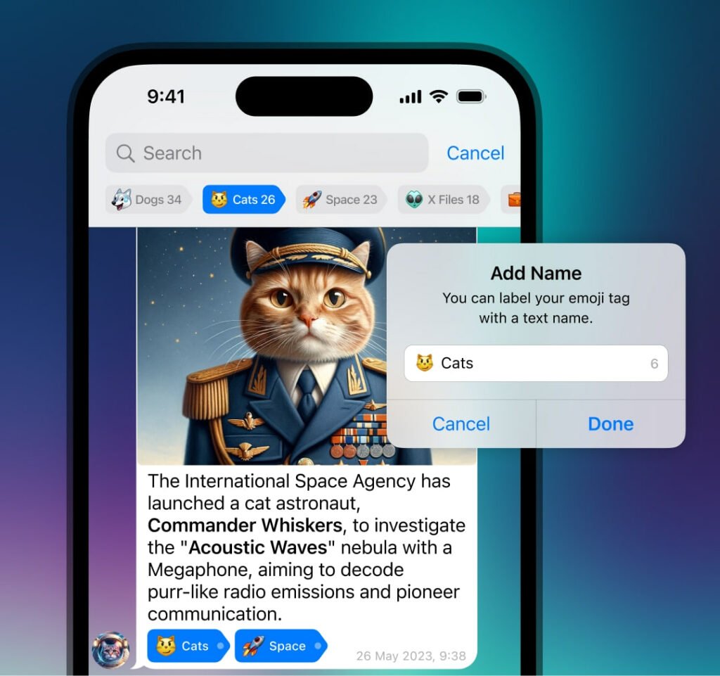 آپدیت تازه تلگرام انتشار شد؛ تحول همهجانبه Saved Messages 34 آپدیت تازه تلگرام انتشار شد؛ تحول همهجانبه Saved Messages