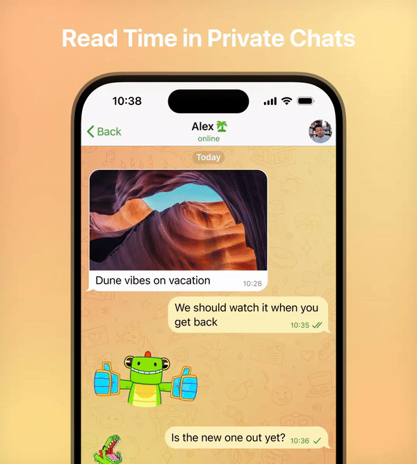 آپدیت تازه تلگرام انتشار شد؛ تحول همهجانبه Saved Messages 39 1706772569 57 آپدیت تازه تلگرام انتشار شد؛ تحول همهجانبه Saved Messages