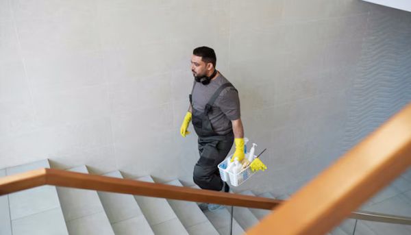 نظافت راه پله و مشاعات