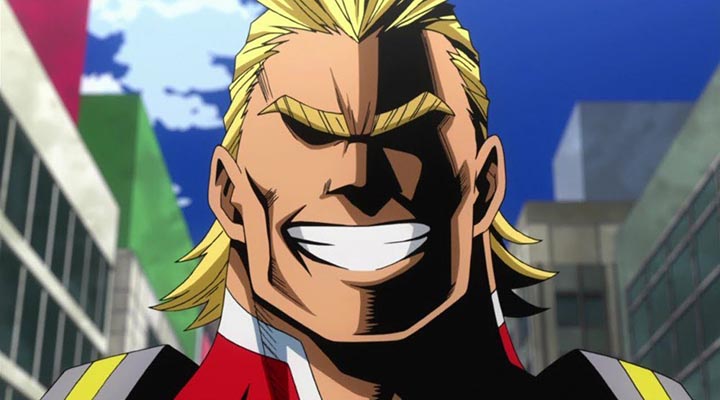 کاریزماتیکترین شخصیتهای انیمهای را بشناسید_ساحل دانش 76 آلمایت (All Might)