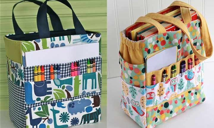 ایده برای عیدی دادن به بچه ها - ساک نقاشی